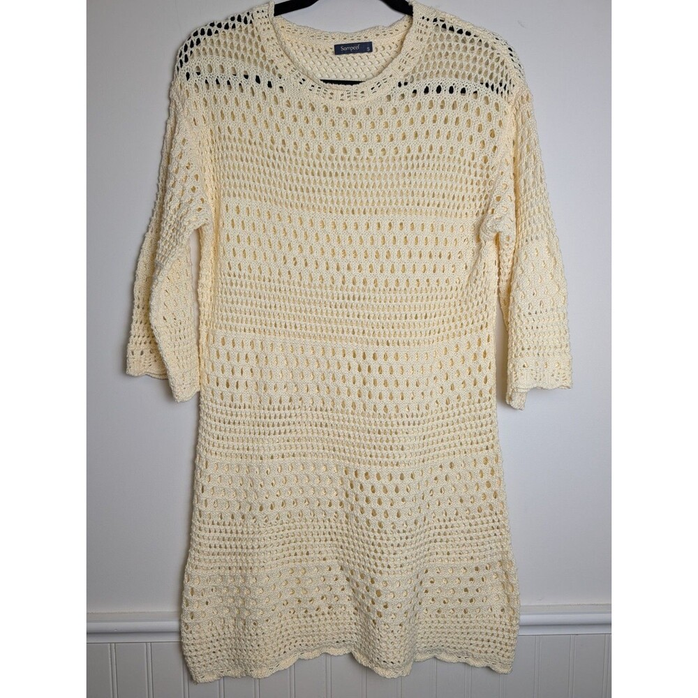 Women Swimsuit Crochet Swim Cover Up Summer Bathing Suit Swimwear Knit Small